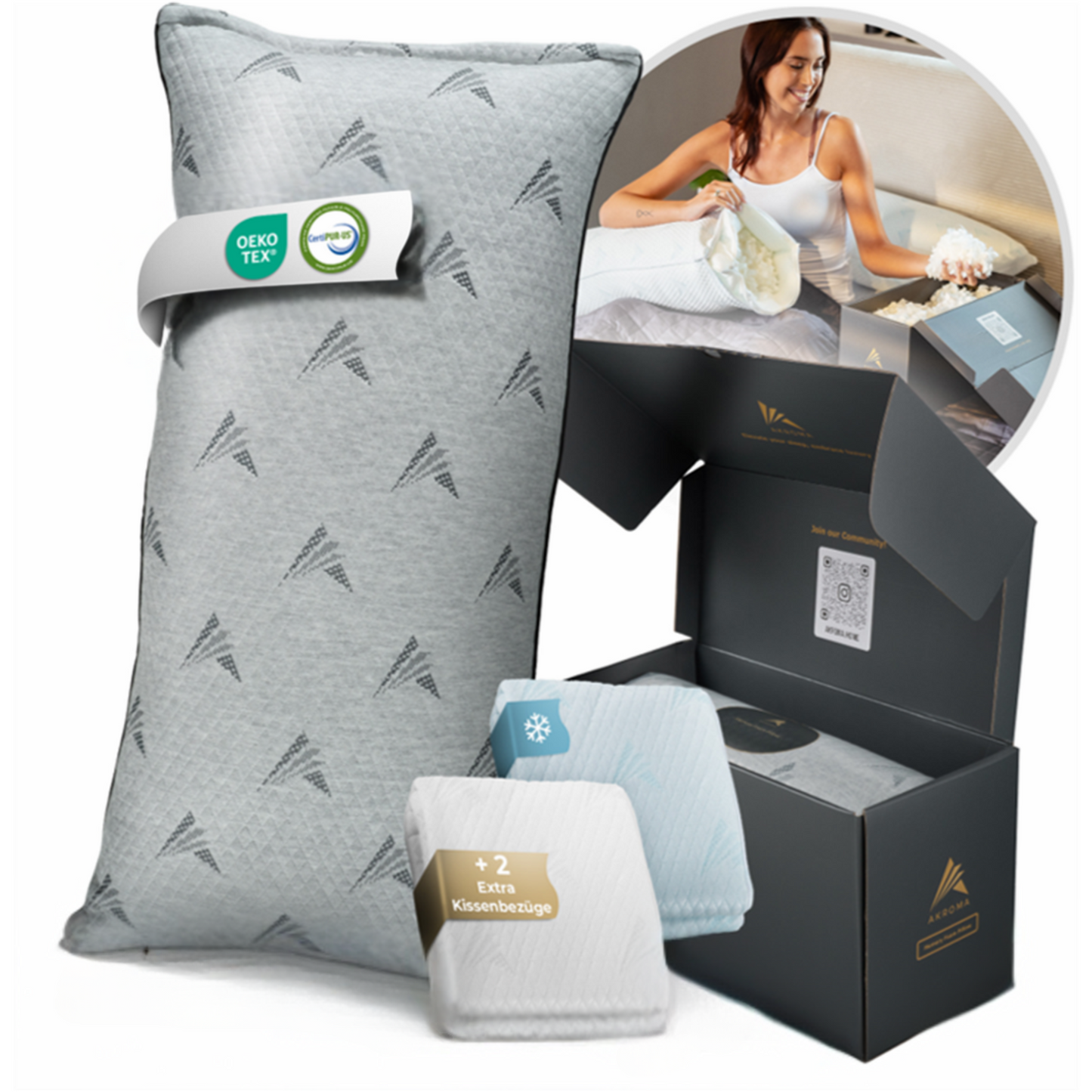Akroma® Premium Memory Foam Pillow