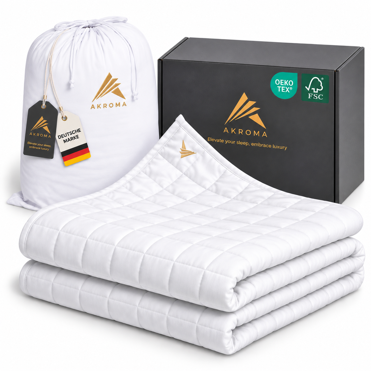 Akroma® Baumwolle Gewichtsdecke