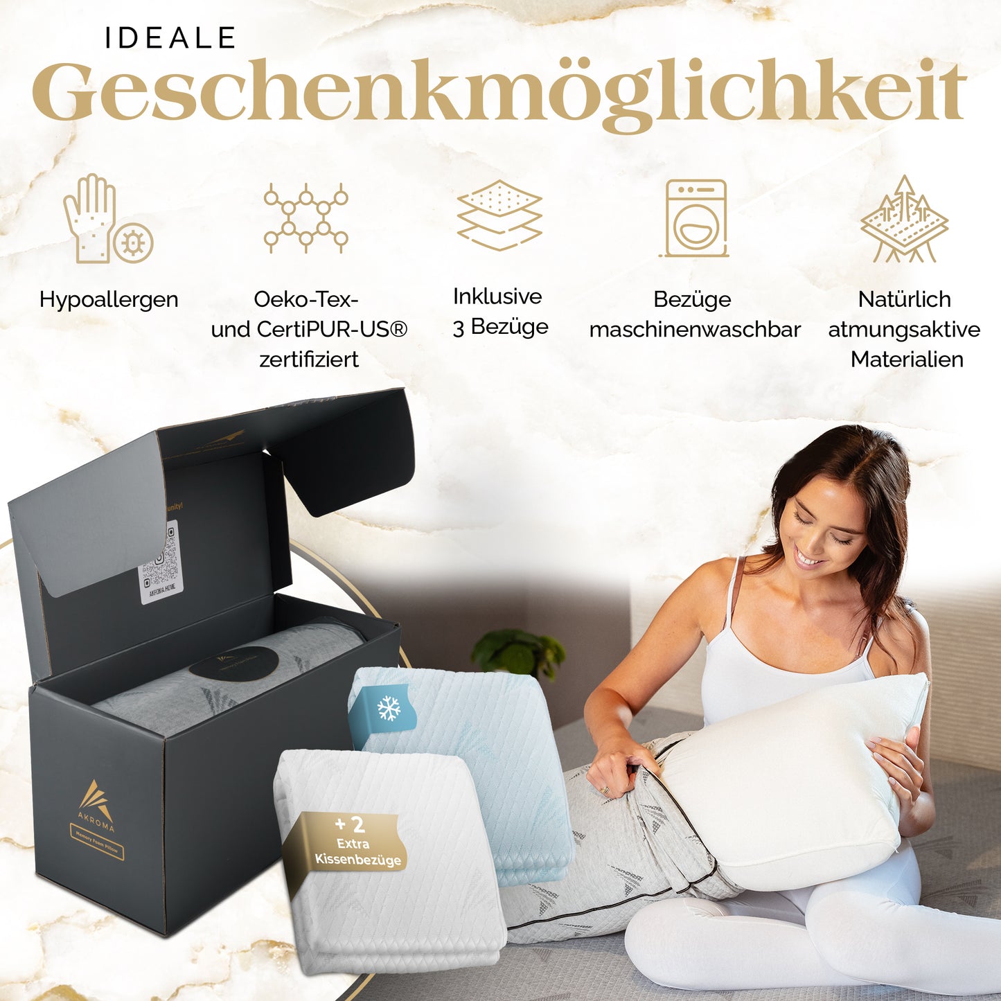 Akroma® Premium Memory Foam Pillow
