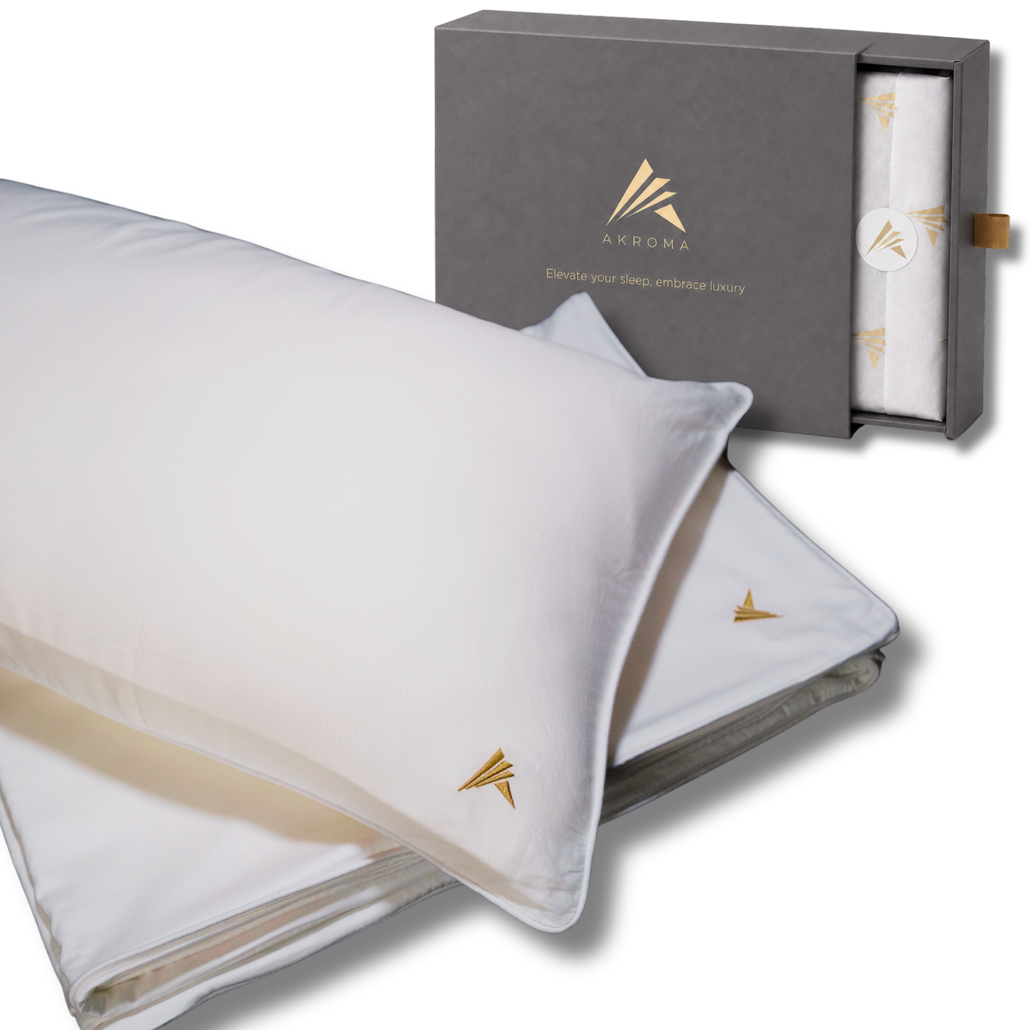 Akroma® Bettwäsche Set (Weiß)
