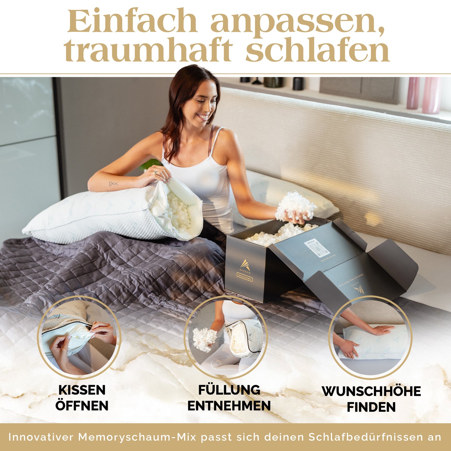 Akroma® Premium Memory Foam Pillow