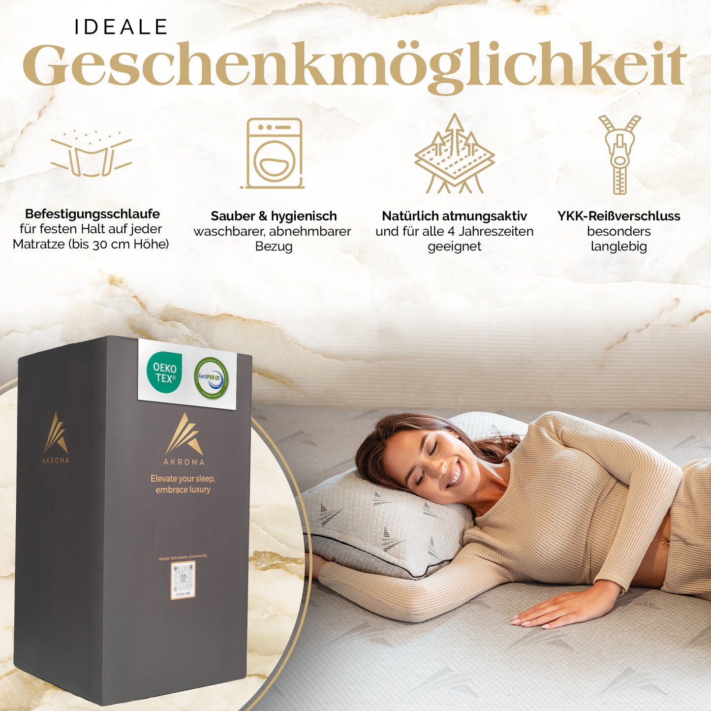 Akroma® Memoryschaum Topper